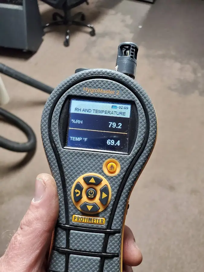 Moisture meter humidity assessment for Mold Remediation & Removal in Deale